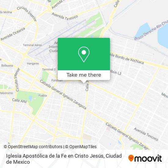 Iglesia Apostólica de la Fe en Cristo Jesús map