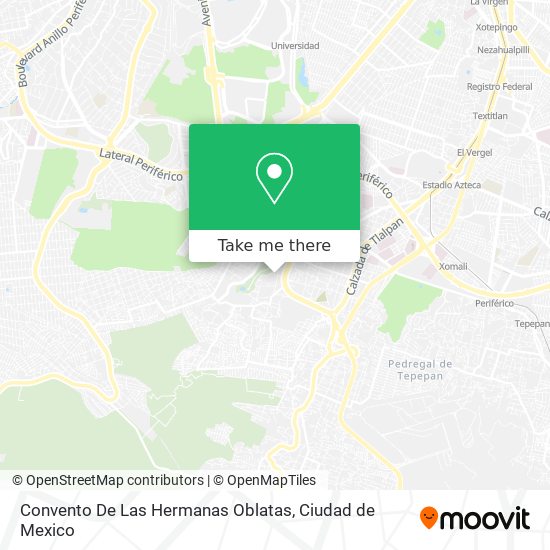 Mapa de Convento De Las Hermanas Oblatas