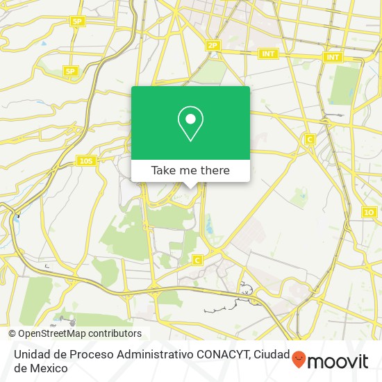 Mapa de Unidad de Proceso Administrativo CONACYT