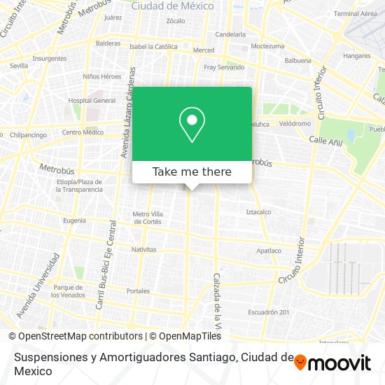 Suspensiones y Amortiguadores Santiago map
