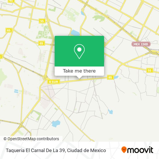 Taqueria El Carnal De La 39 map