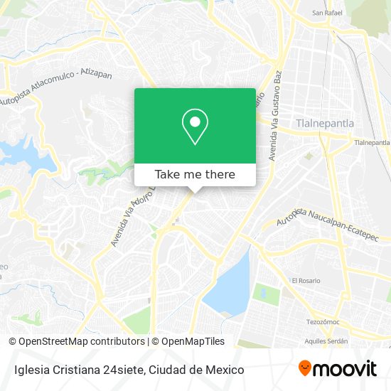 Iglesia Cristiana 24siete map