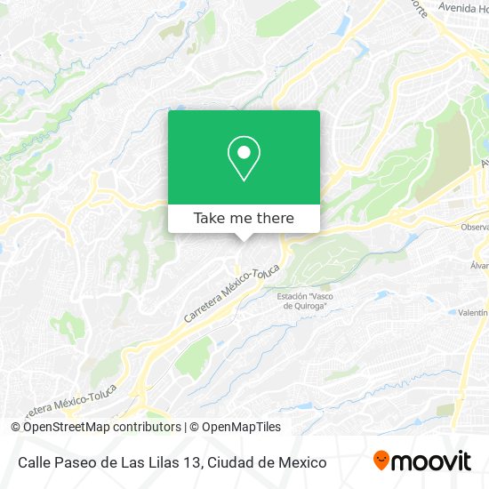 Calle Paseo de Las Lilas 13 map