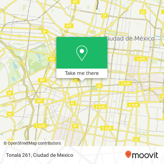 Tonalá 261 map