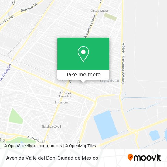 Avenida Valle del Don map