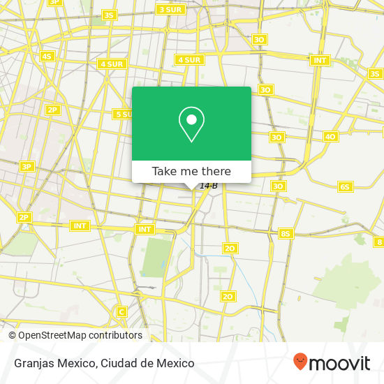 Granjas Mexico map