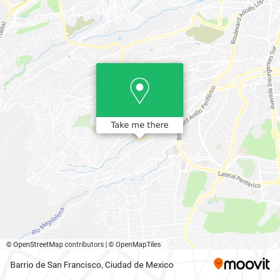 Mapa de Barrio de San Francisco