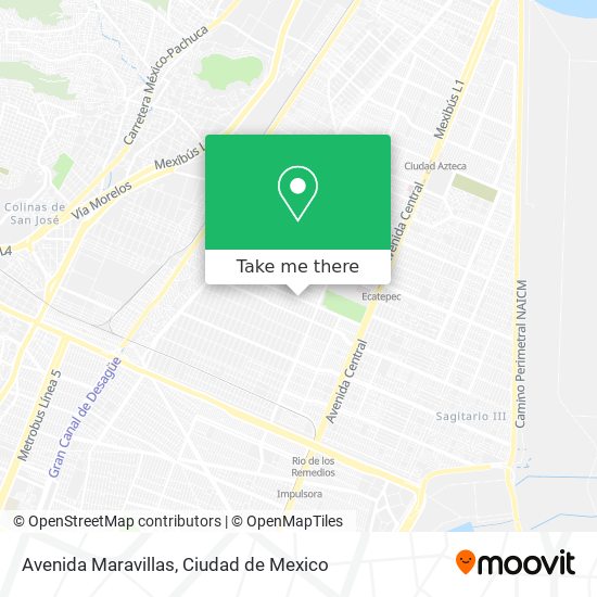 Avenida Maravillas map