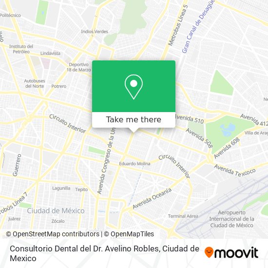 Consultorio Dental del Dr. Avelino Robles map