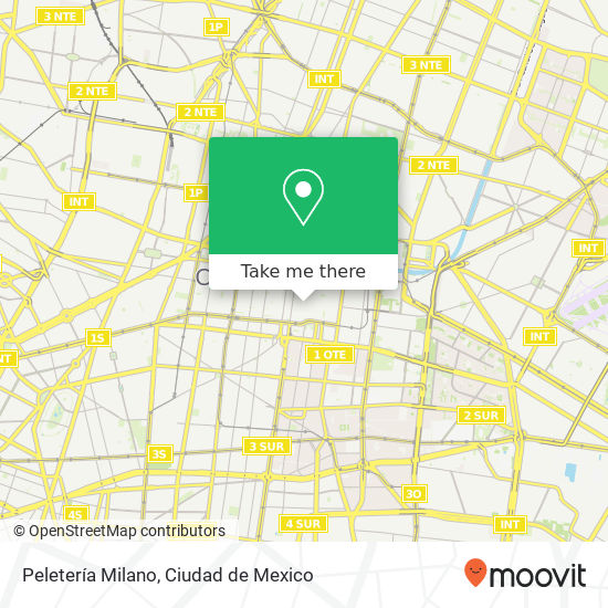 Peletería Milano map