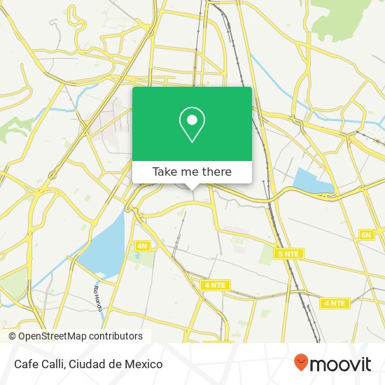 Cafe Calli map