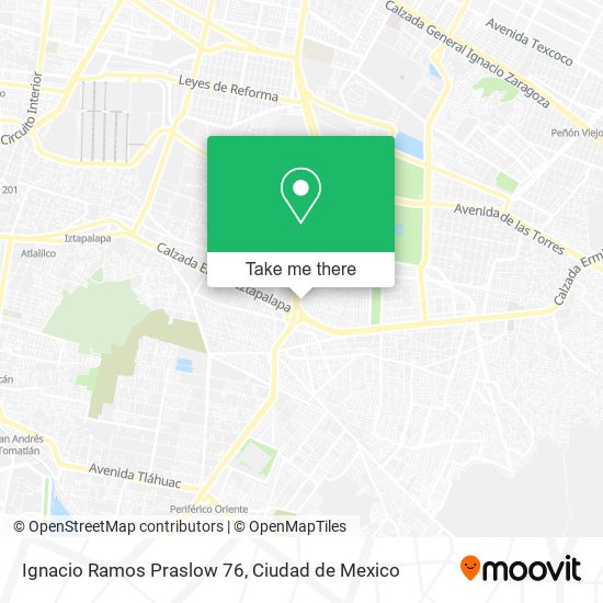 Ignacio Ramos Praslow 76 map