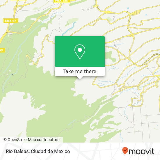 Río Balsas map
