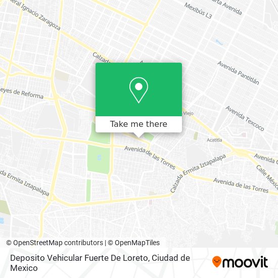 Deposito Vehicular Fuerte De Loreto map