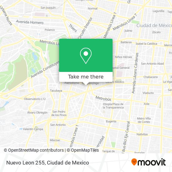 Nuevo Leon 255 map