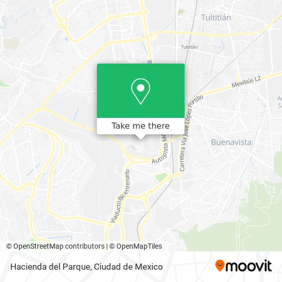 Hacienda del Parque map