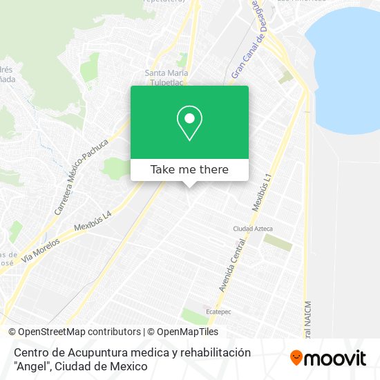 Mapa de Centro de Acupuntura medica y rehabilitación "Angel"