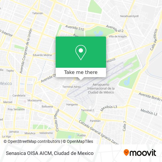 Senasica OISA AICM map