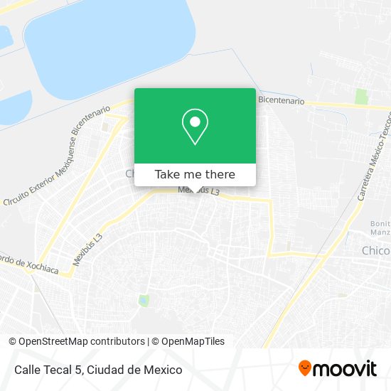 Mapa de Calle Tecal 5