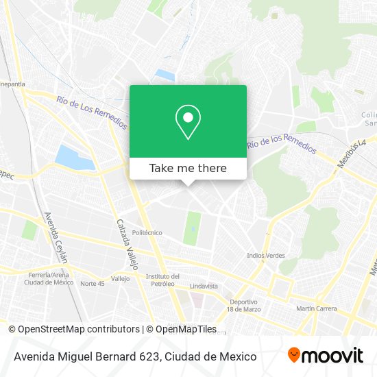 Mapa de Avenida Miguel Bernard 623