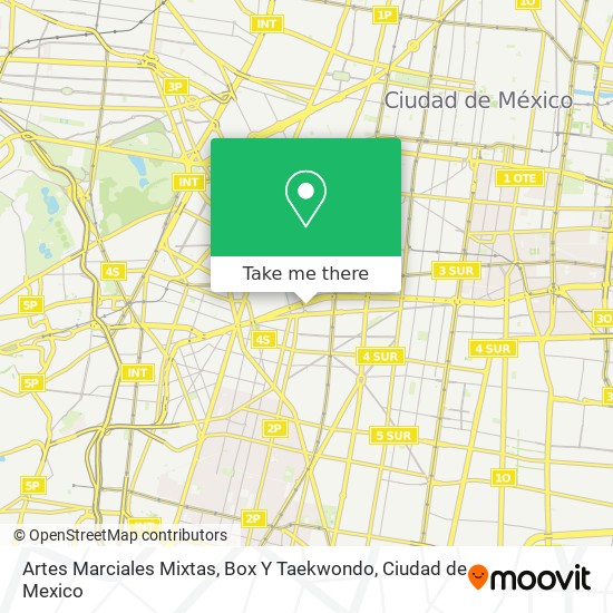 Artes Marciales Mixtas, Box Y Taekwondo map