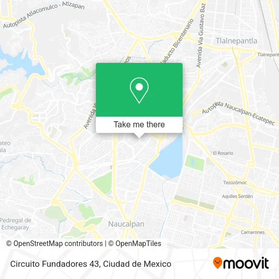 Mapa de Circuito Fundadores 43