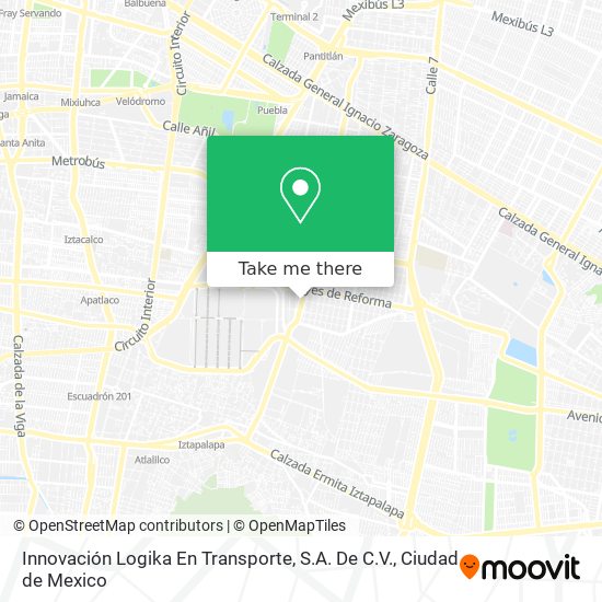 Innovación Logika En Transporte, S.A. De C.V. map