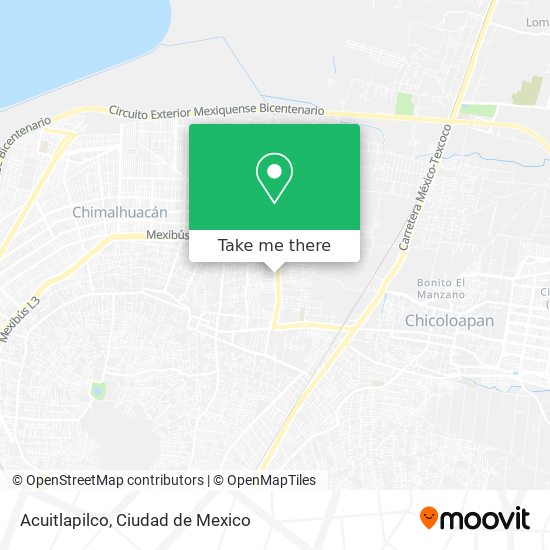 Mapa de Acuitlapilco