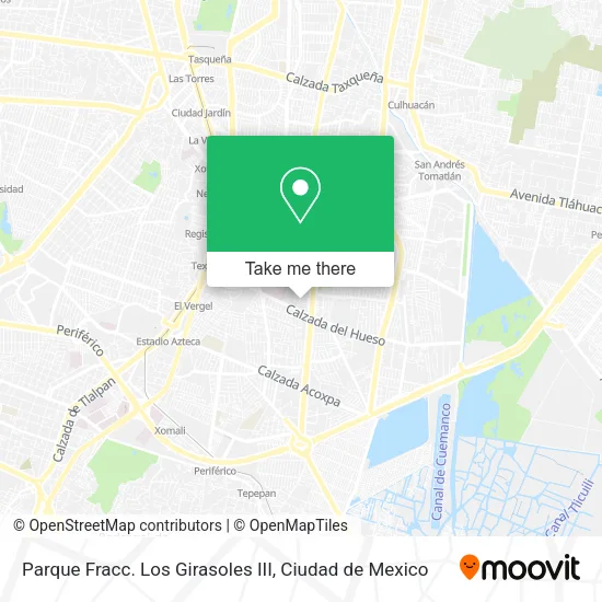 Mapa de Parque Fracc. Los Girasoles III