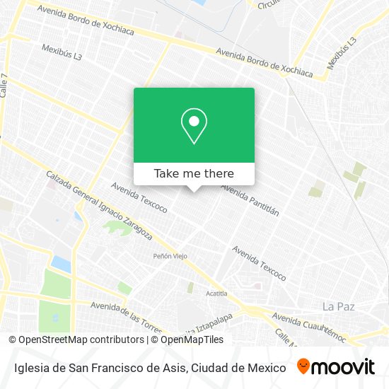 Iglesia de San Francisco de Asis map