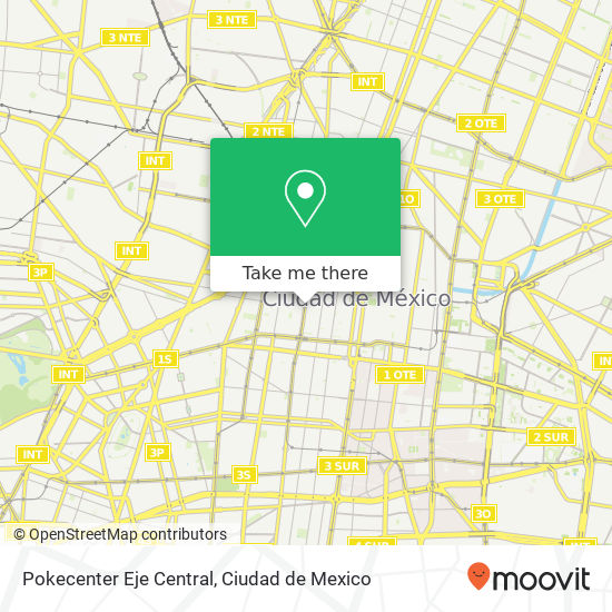 Pokecenter Eje Central map