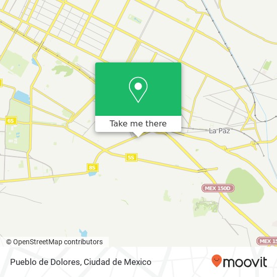 Pueblo de Dolores map