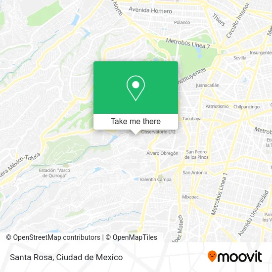 Santa Rosa map
