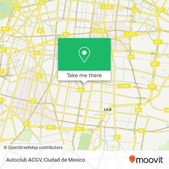 Autoclub ACGV map