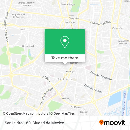 Mapa de San Isidro 180