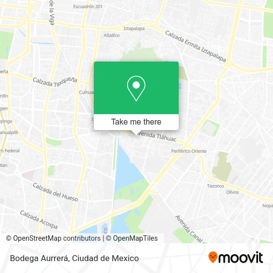 Mapa de Bodega Aurrerá