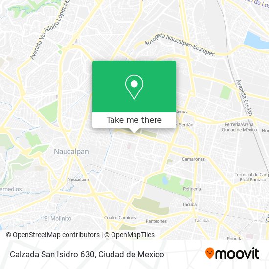 Calzada San Isidro 630 map