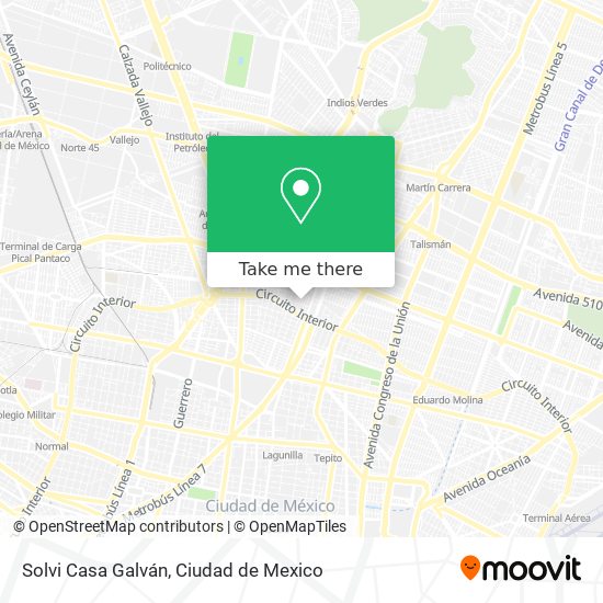 Solvi Casa Galván map