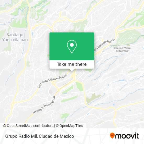 Grupo Radio Mil map