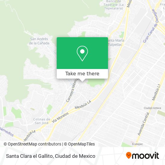 Mapa de Santa Clara el Gallito