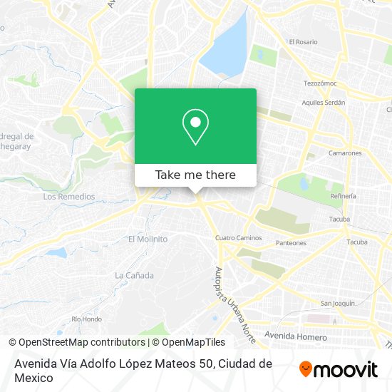 Avenida Vía Adolfo López Mateos 50 map