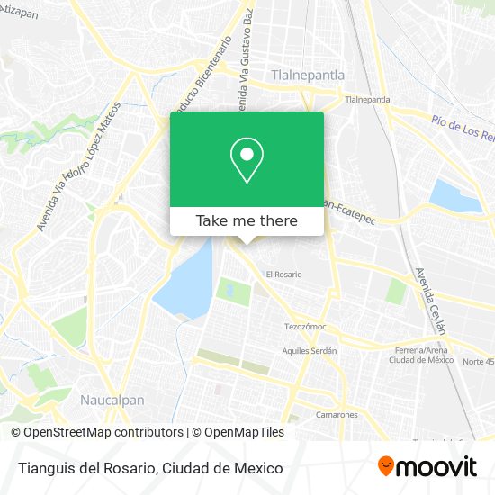 Mapa de Tianguis del Rosario