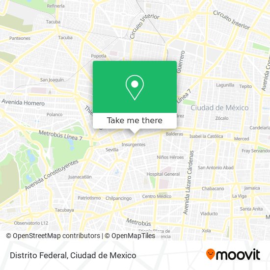 Distrito Federal map