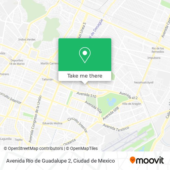 Mapa de Avenida Río de Guadalupe 2