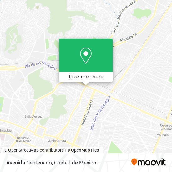 Avenida Centenario map
