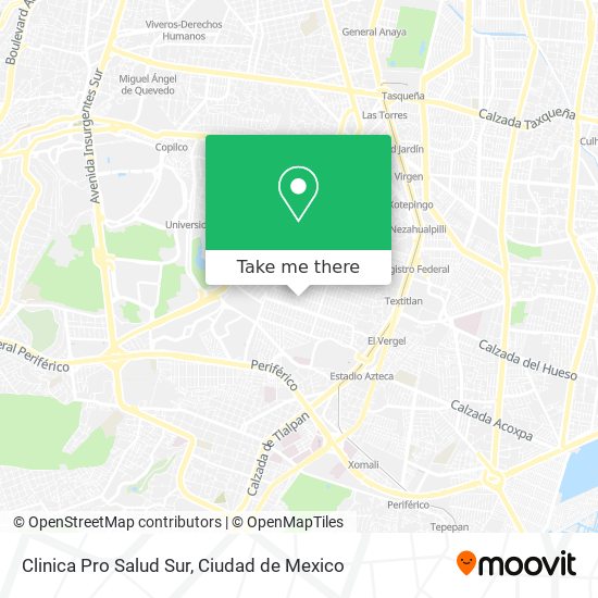 Clinica Pro Salud Sur map