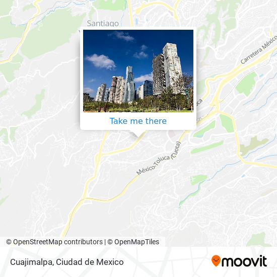 Cuajimalpa map