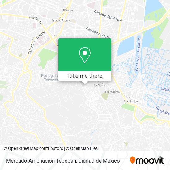 Mapa de Mercado Ampliación Tepepan