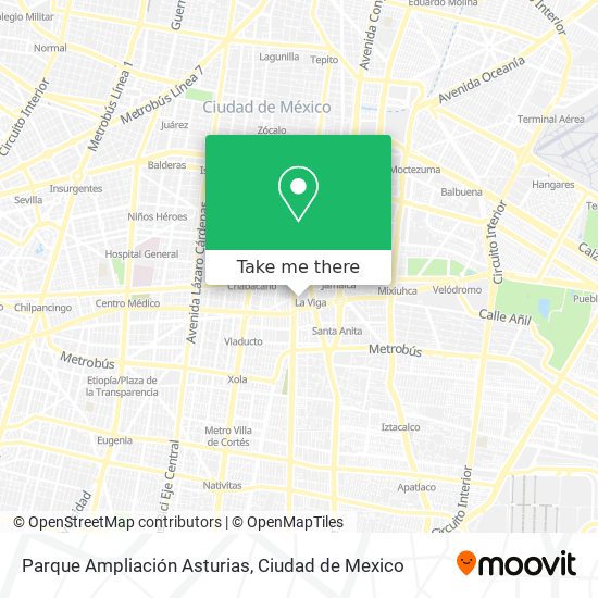 Mapa de Parque Ampliación Asturias