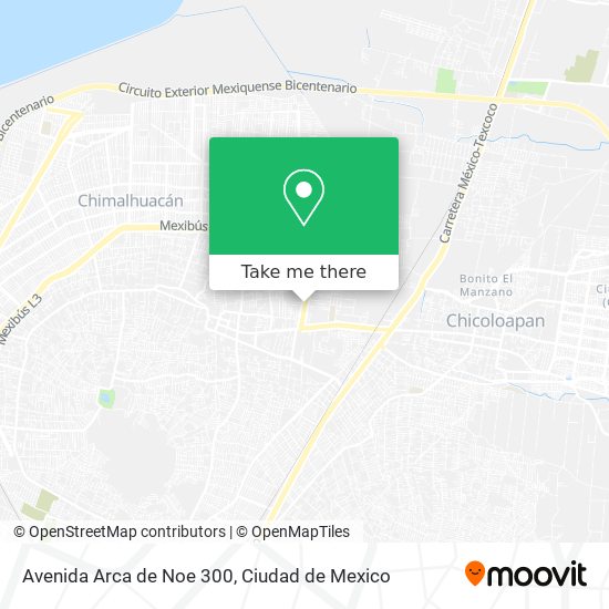 Mapa de Avenida Arca de Noe 300